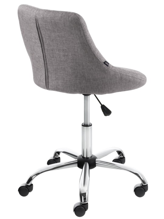 Pracovná stolička Lazio látka, sivá