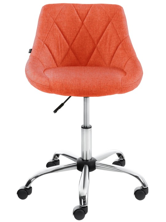 Pracovná stolička Lazio látka, oranžová