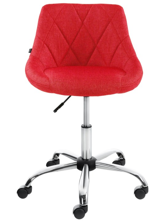 Pracovná stolička Lazio látka, červená