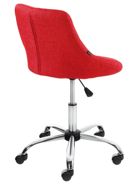 Pracovná stolička Lazio látka, červená