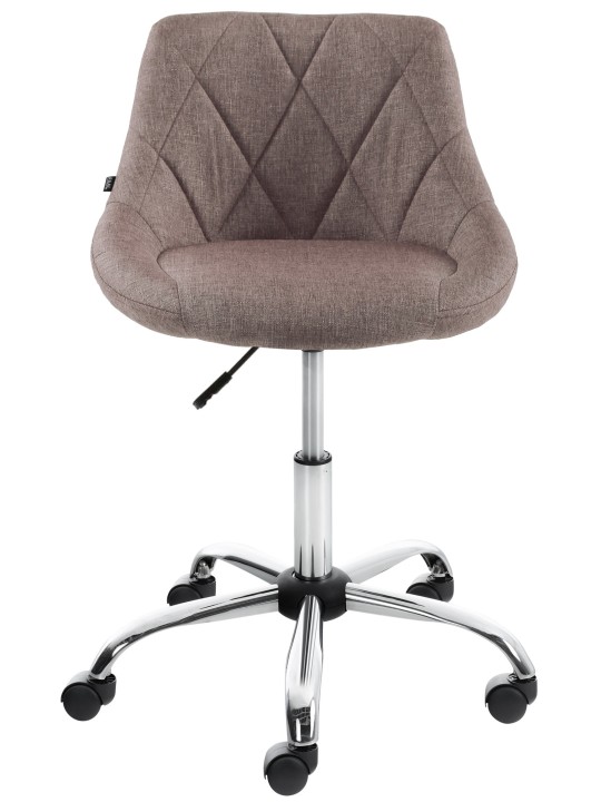 Pracovná stolička Lazio látka, šedohnedá