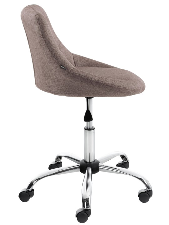 Pracovná stolička Lazio látka, šedohnedá