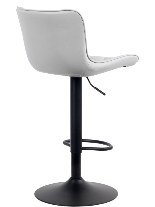 Sada 2 barových stoličiek Emma z umelej kože, biela