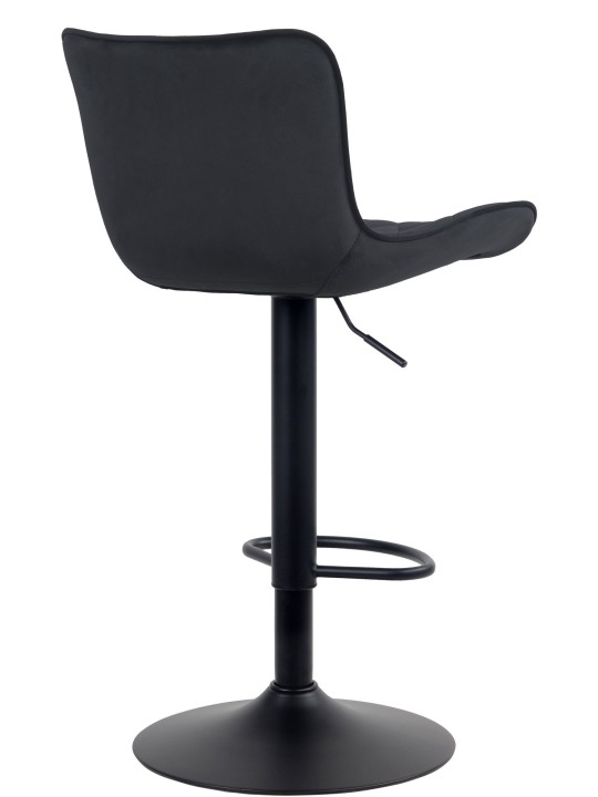 Sada 2 barových stoličiek Emma velvet, čierna