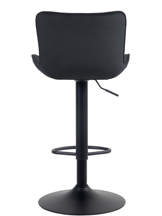 Sada 2 barových stoličiek Emma velvet, čierna