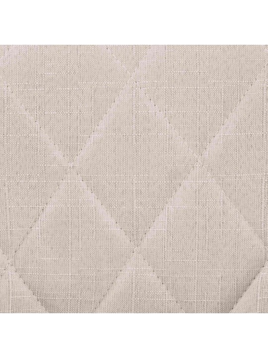 Barová stolička Lazio látka chróm, krémová