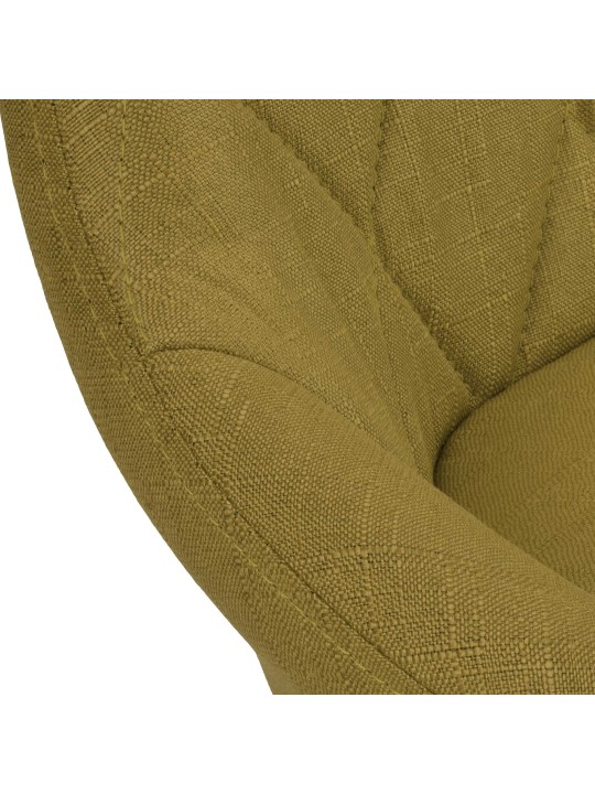 Barová stolička Lazio látka chróm, zelená