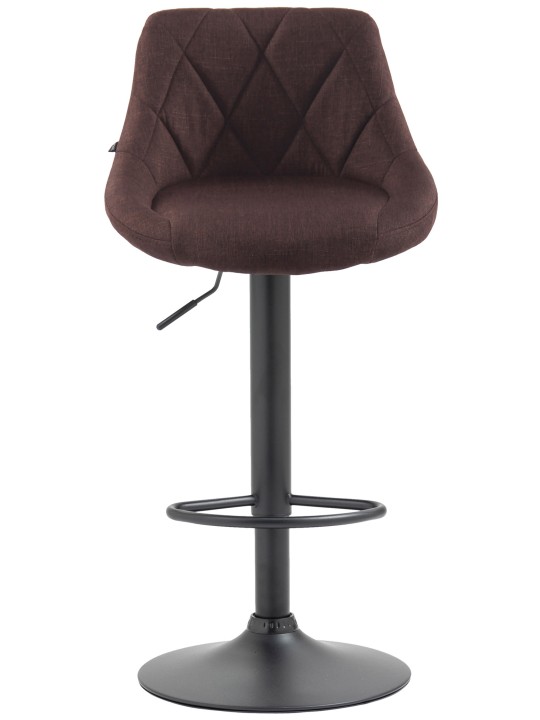 Barová stolička Lazio látka, hnedá