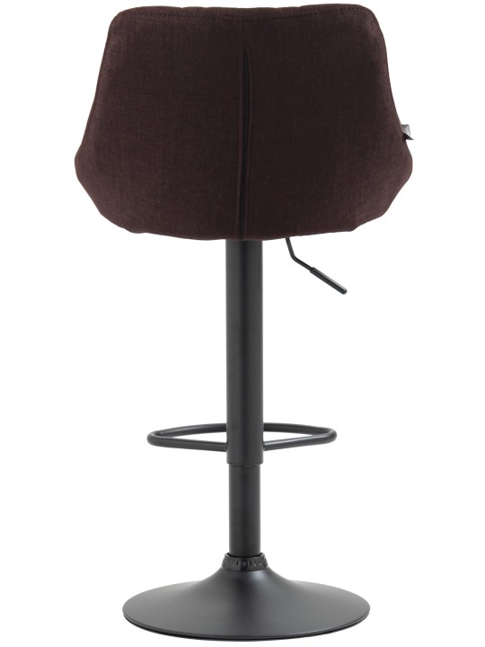 Barová stolička Lazio látka, hnedá