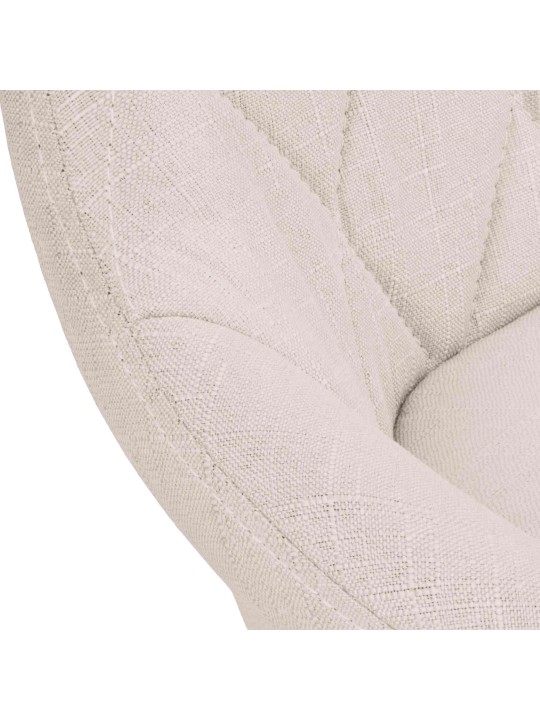 Barová stolička Lazio látka, krémová