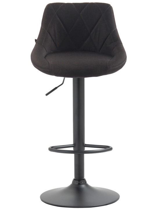 Barová stolička Lazio látka, tmavosivá