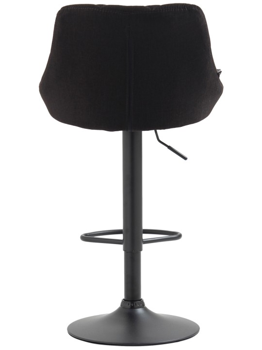 Barová stolička Lazio látka, tmavosivá