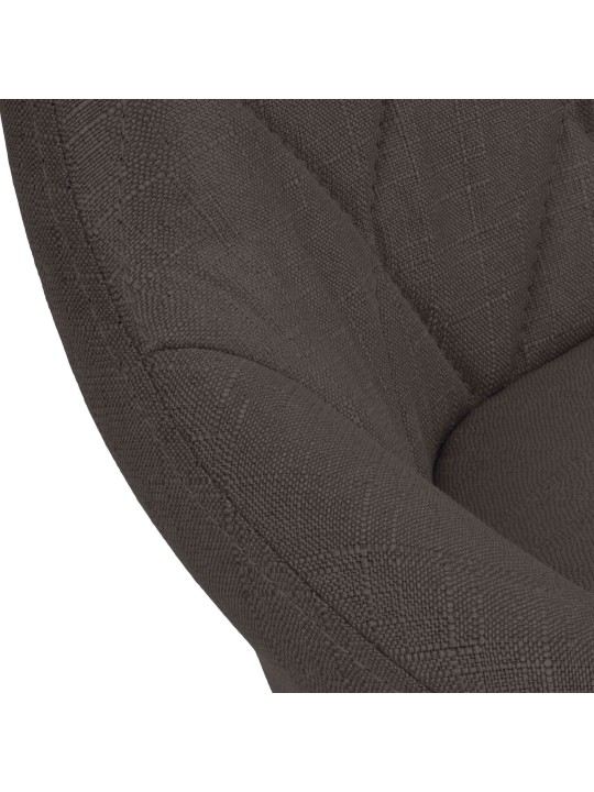 Barová stolička Lazio látka, tmavosivá