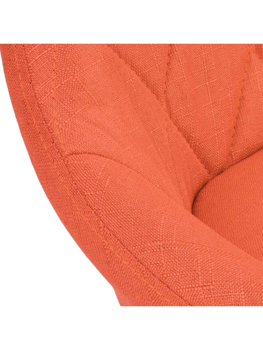 Barová stolička Lazio látka, oranžová