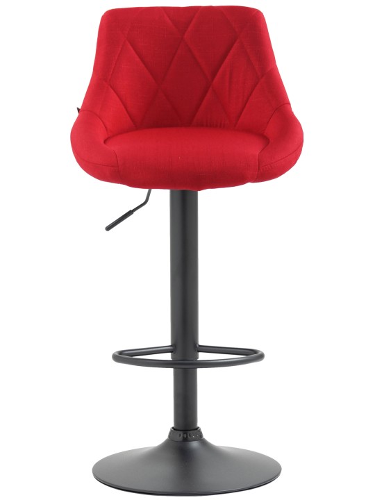 Barová stolička Lazio látka, červená