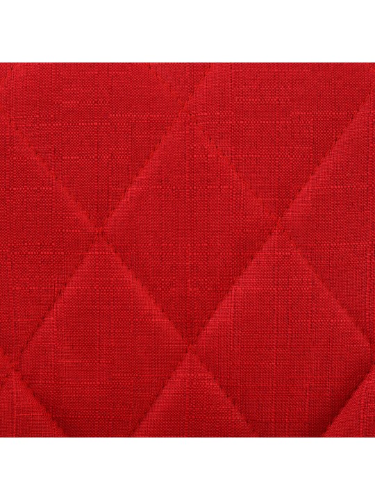 Barová stolička Lazio látka, červená