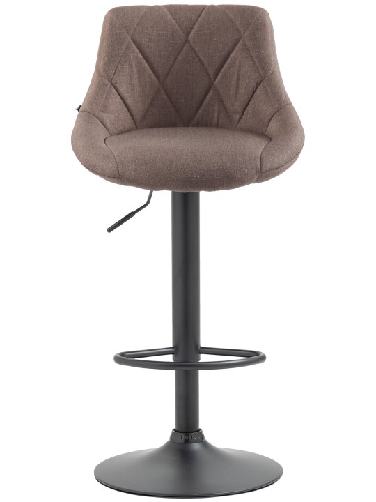 Barová stolička Lazio látka, šedohnedá