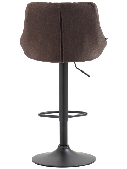 Barová stolička Lazio látka, šedohnedá