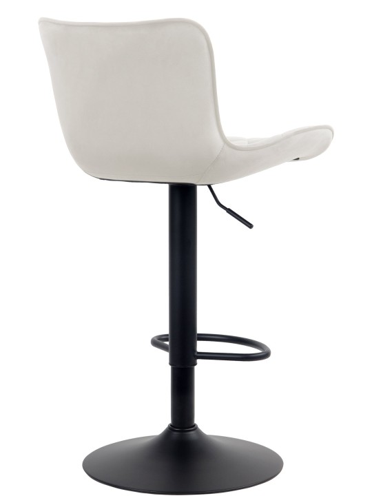 Sada 2 barových stoličiek Emma velvet, krémová