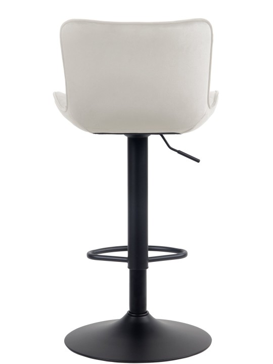 Sada 2 barových stoličiek Emma velvet, krémová