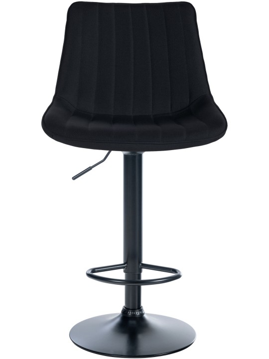 Barová stolička Toni látka, čierna