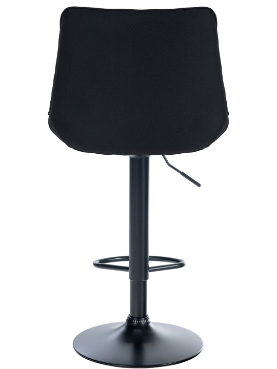 Barová stolička Toni látka, čierna