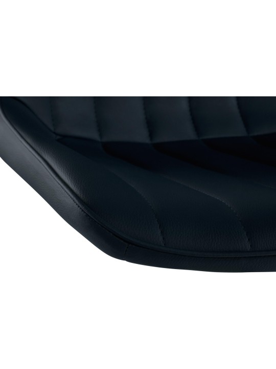 Barová stolička Toni imitácia kože, čierna