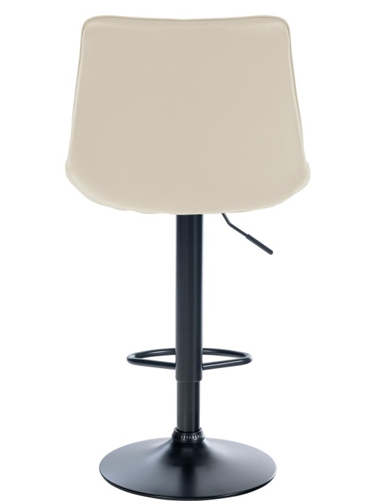 Barová stolička Toni imitácia kože, krémová