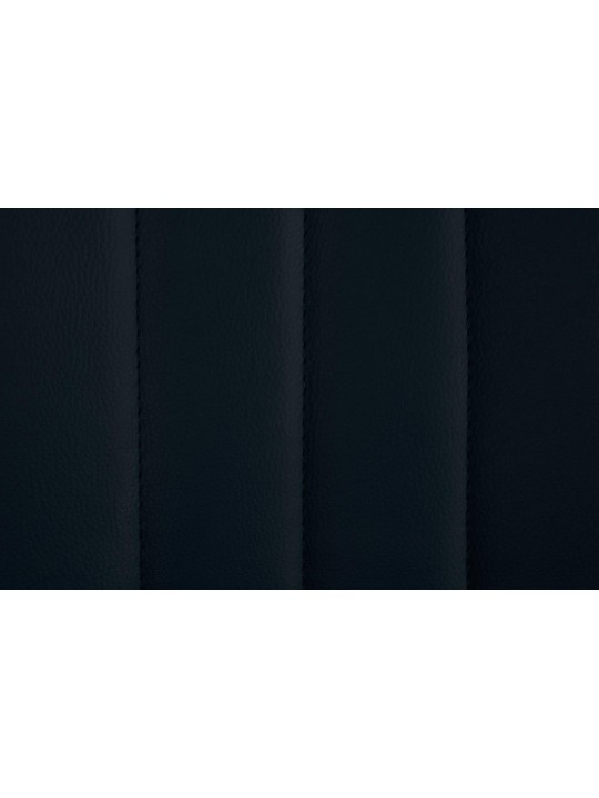 Barová stolička Toni umelá koža chróm, čierna