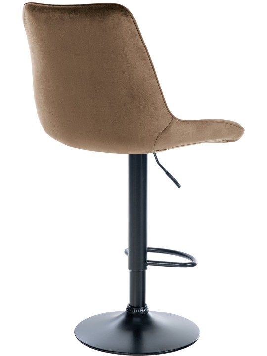 Barová stolička Toni velvet, hnedá