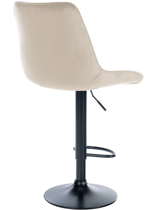 Barová stolička Toni velvet, krémová