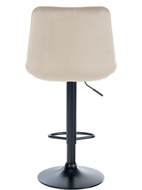 Barová stolička Toni velvet, krémová