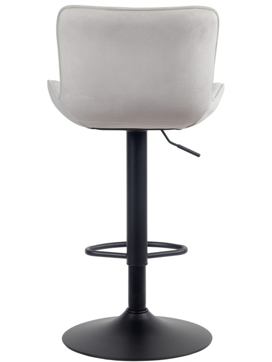 Barová stolička Linus velvet, krémová