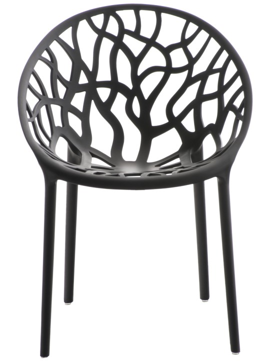 Sada 4 stoličiek Hope, čierna