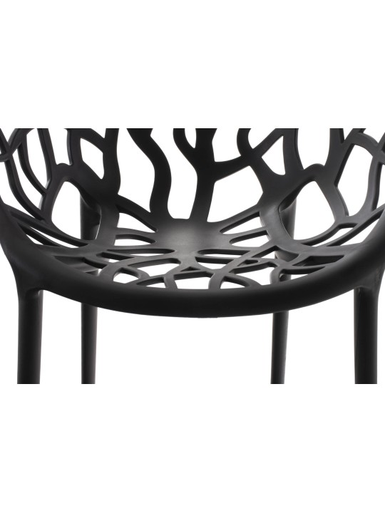 Sada 4 stoličiek Hope, čierna