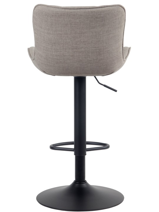 Barová stolička Linus látka, šedohnedá