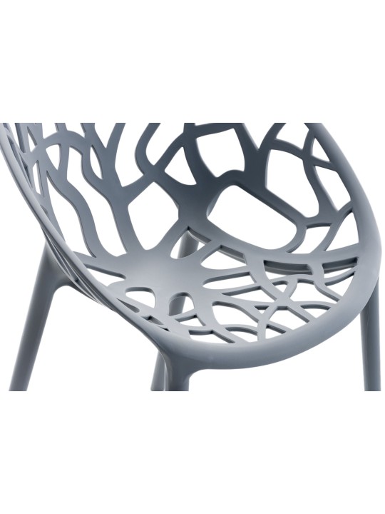 Sada 4 stoličiek Hope, antracitová