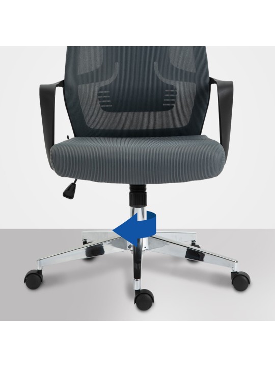 Kancelárska stolička Kanab, sivá