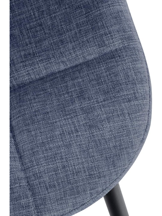 Stolička Tom tkanina, modrá