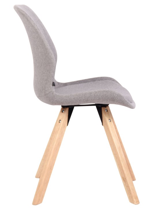 Stolička Luna látka, sivá