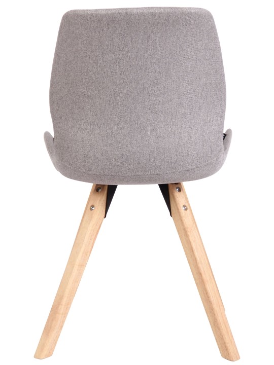 Stolička Luna látka, sivá