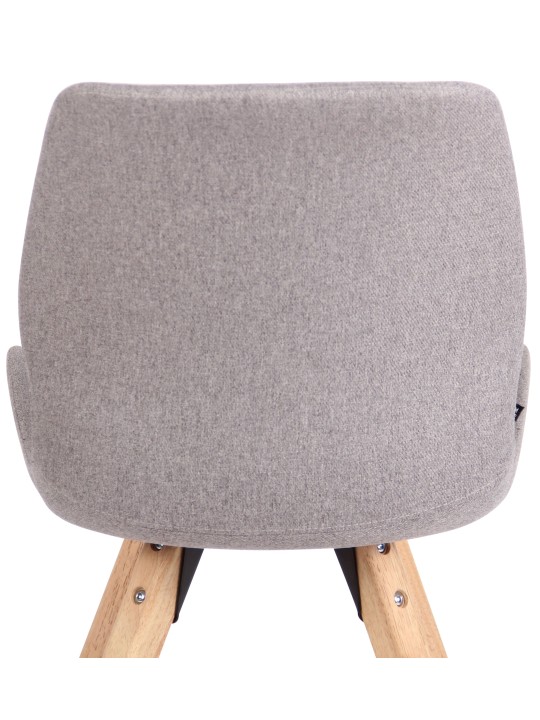 Stolička Luna látka, sivá