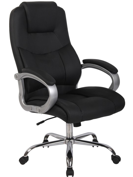 Kancelárske kreslo BIG Apollo z umelej kože V2, čierna