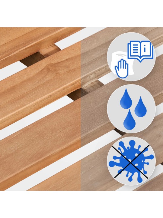 Teaková lavica Jackson V2 220 cm, teak