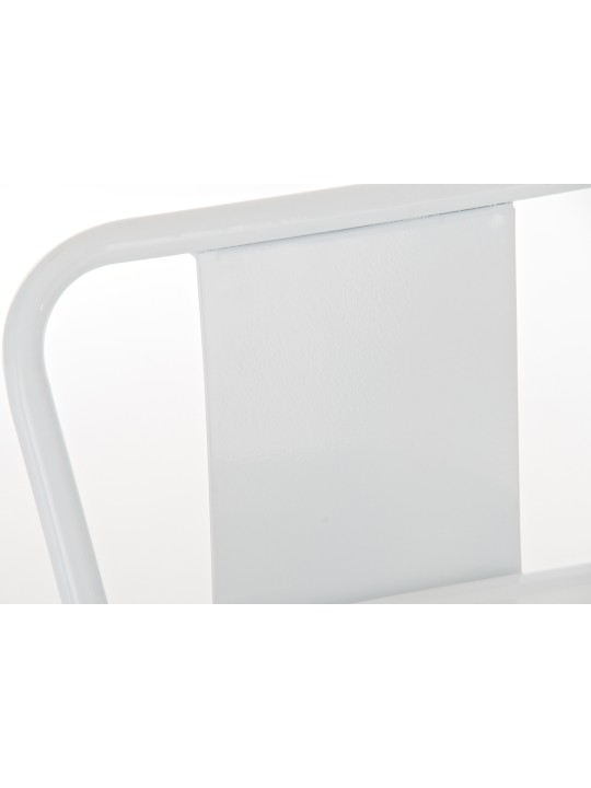 Sada 4 barových stoličiek Mason, biela