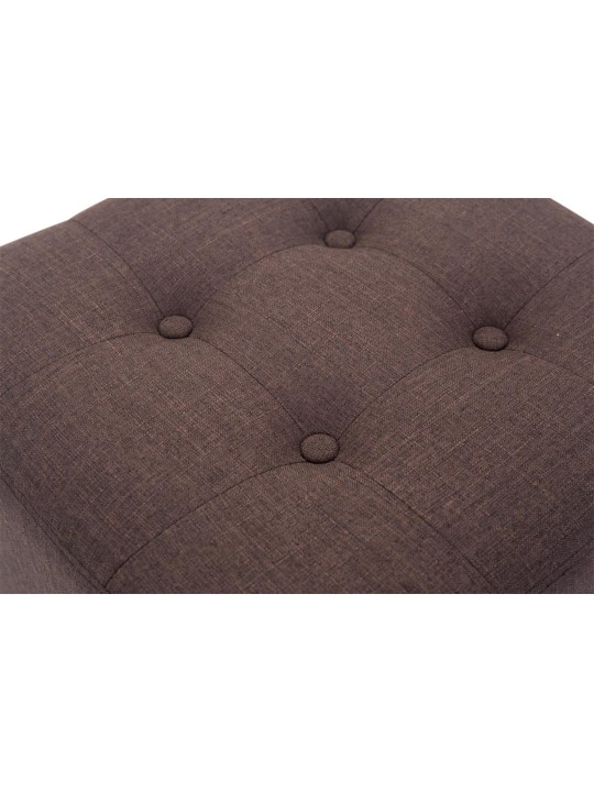 Sada 2 ks stoličiek Pharaoh, starožitné-svetlé, hnedá