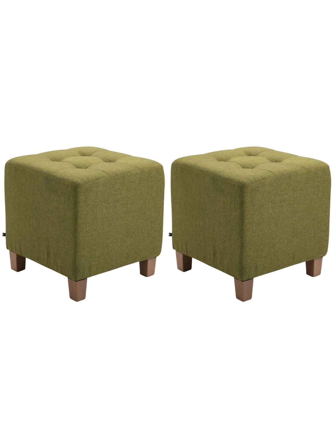 Sada 2 ks stoličiek Pharaoh, starožitné-svetlé, zelená