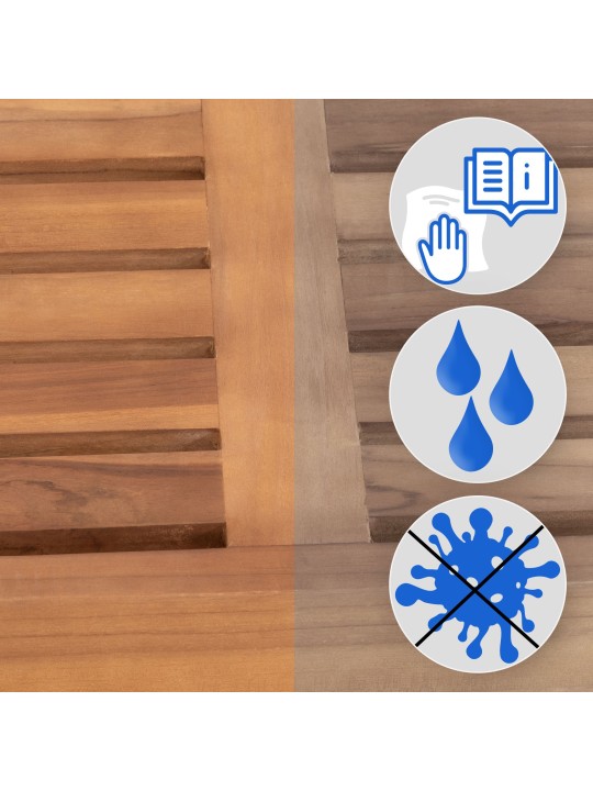 Teaková lavica Halden 180 cm, teak