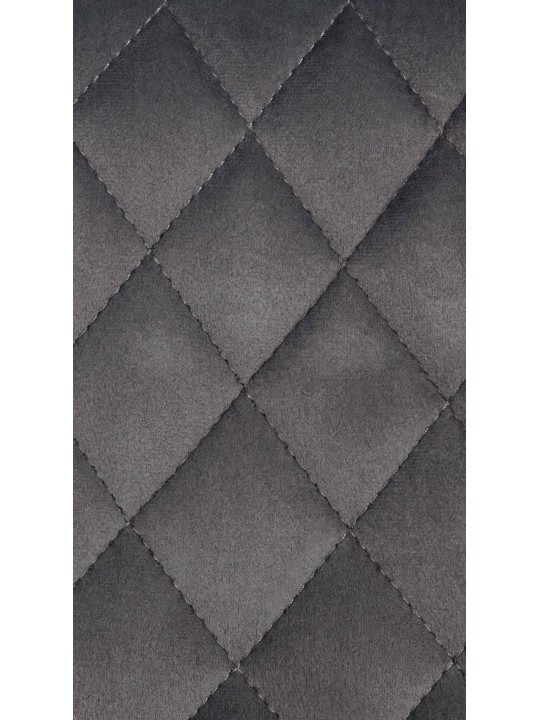 Barová stolička Minosa velvet, tmavosivá