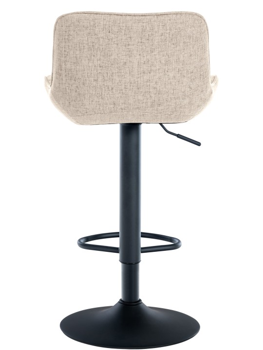 Barová stolička Minosa látka, šedohnedá